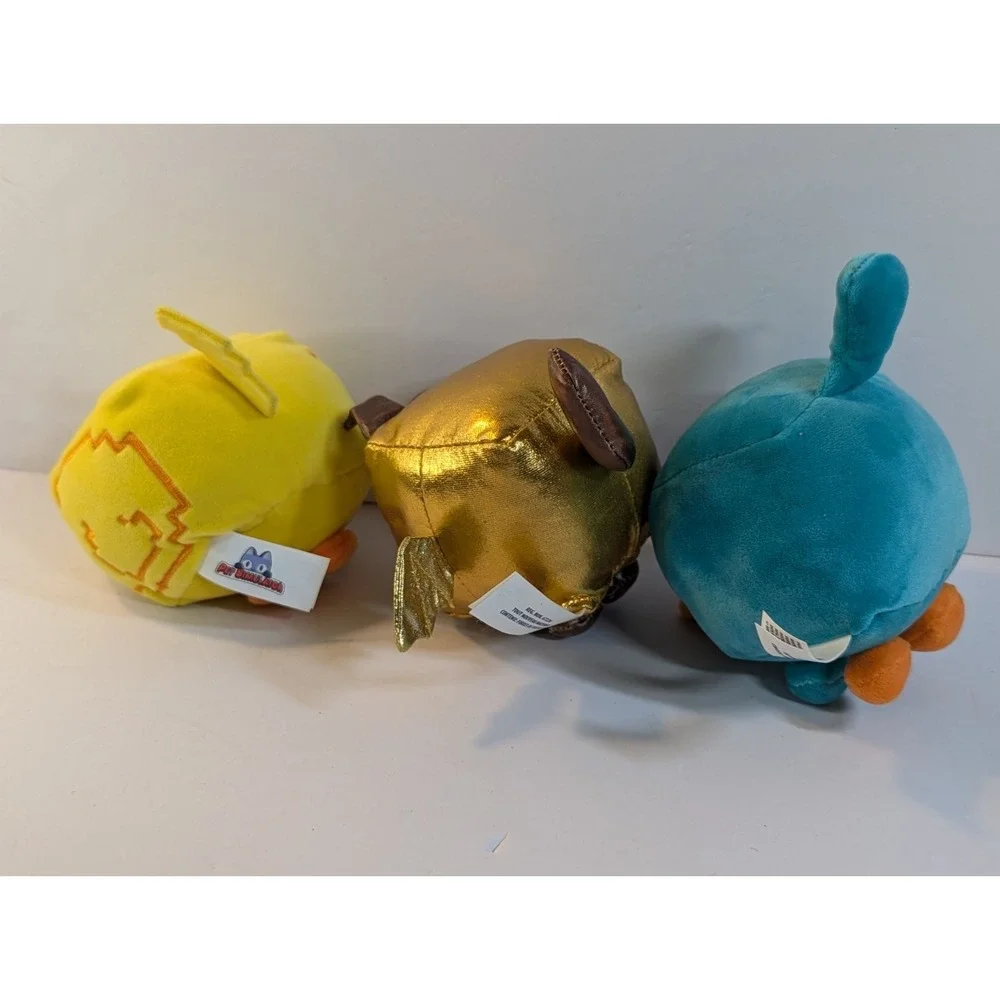 Pet Simulators -Lot Of 3 Plush‎ Toys